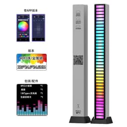 image-RGB LED Strip Light USB Rechargeable Music Rhythm