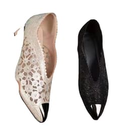 image-2022 European American Hollow Lace High-Heeled Sandals 35-43