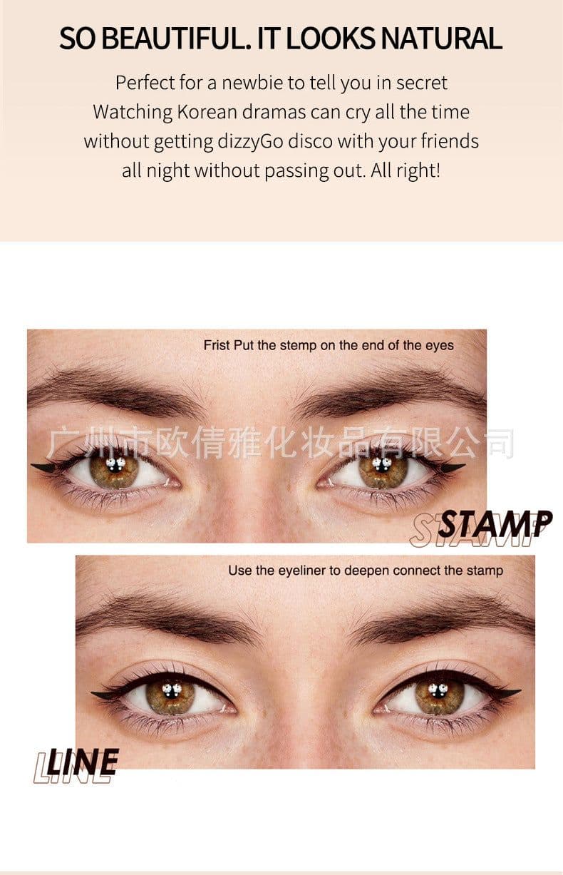 image-O'CHEAL Cat Eye Charm Double Ended Eyeliner - Waterproof