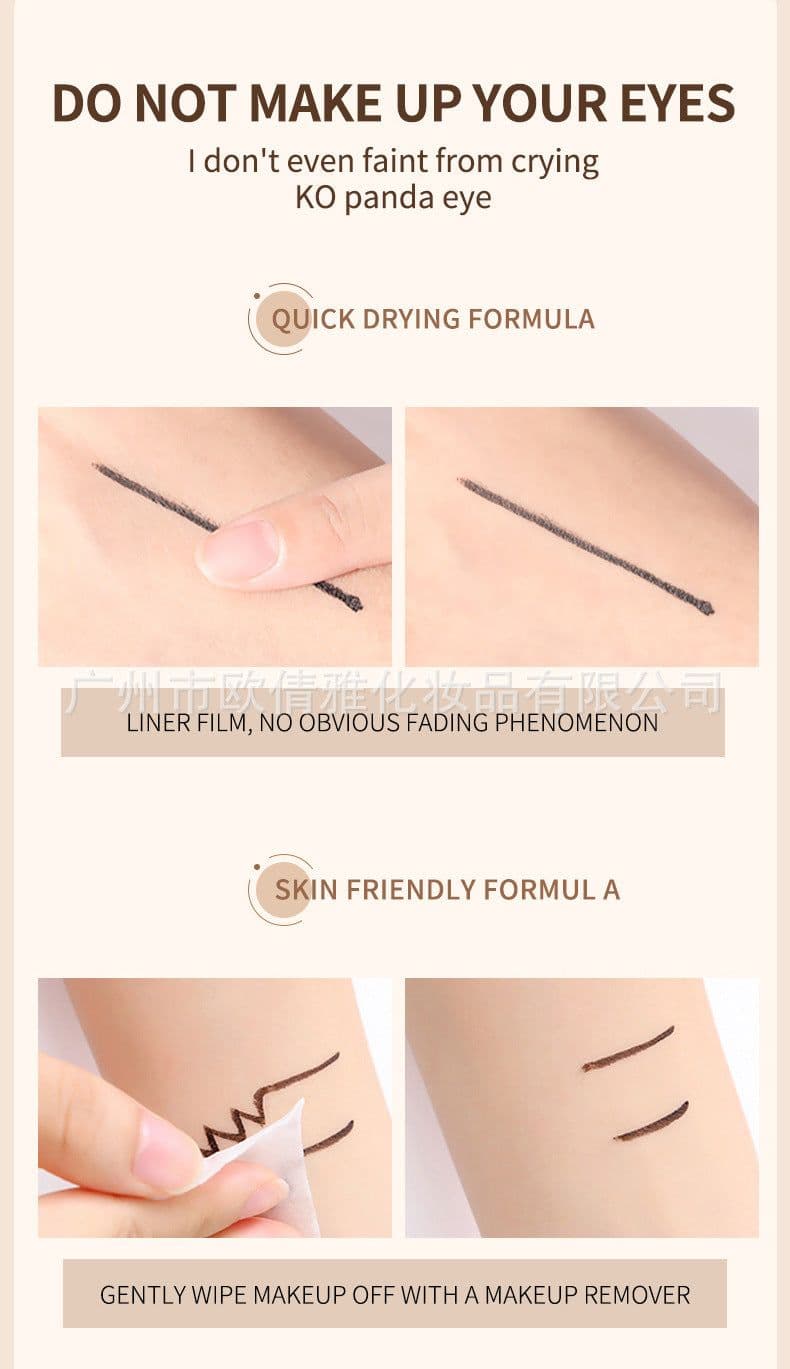 image-O'CHEAL Cat Eye Charm Double Ended Eyeliner - Waterproof