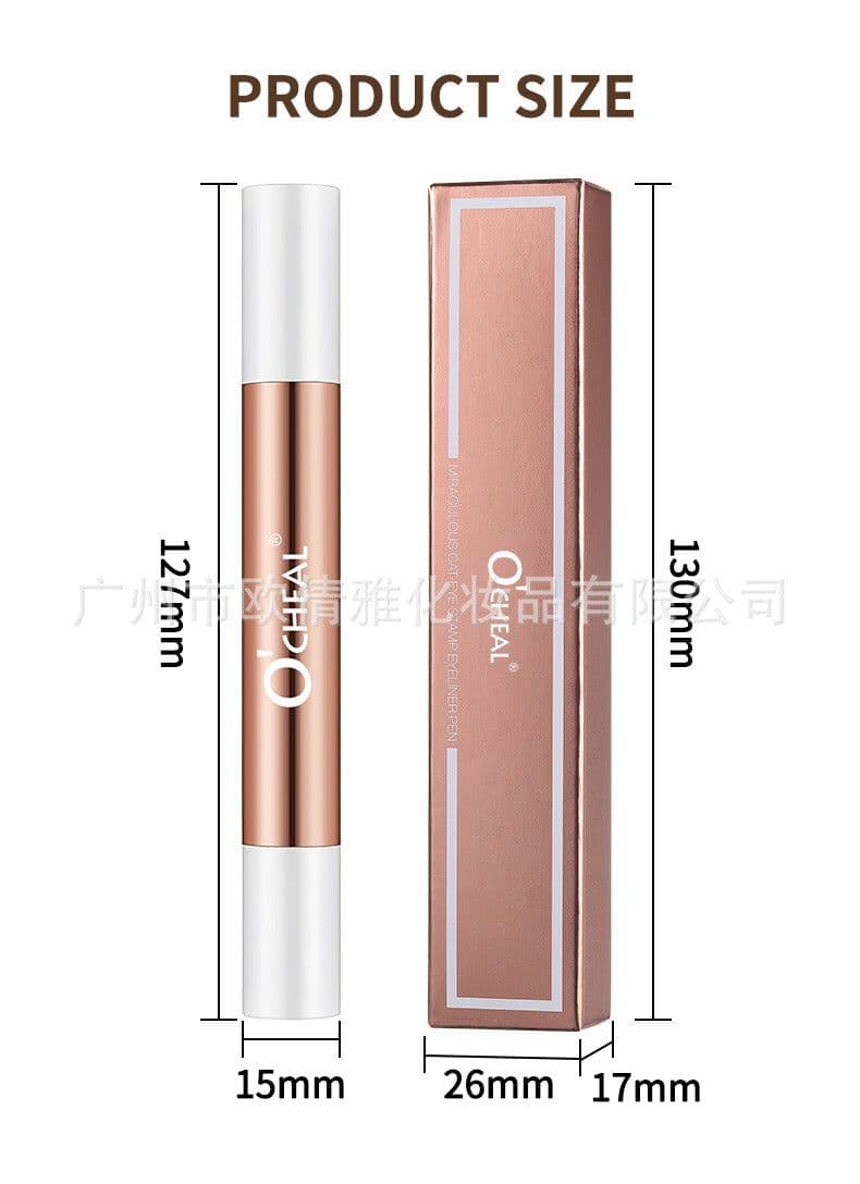 image-O'CHEAL Cat Eye Charm Double Ended Eyeliner - Waterproof