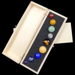image-Crystal Gem Ore Specimens - 9 Planets Solar System