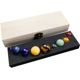 image-Crystal Gem Ore Specimens - 9 Planets Solar System