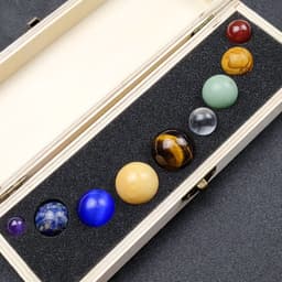 image-Crystal Gem Ore Specimens - 9 Planets Solar System