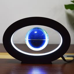 image-Colorful Years Magnetic Levitation Globe 3" Gold