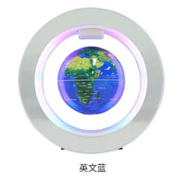 image-Colorful Years Magnetic Levitation Globe 3" Gold