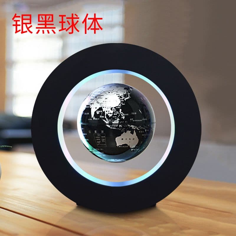 image-Colorful Years Magnetic Levitation Globe 3" Gold