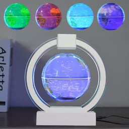 image-Colorful Years Magnetic Levitation Globe 3" Gold