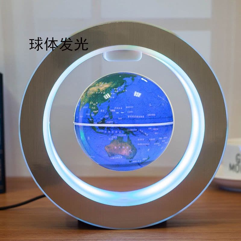 image-Colorful Years Magnetic Levitation Globe 3" Gold