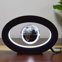 image-Colorful Years Magnetic Levitation Globe 3" Gold