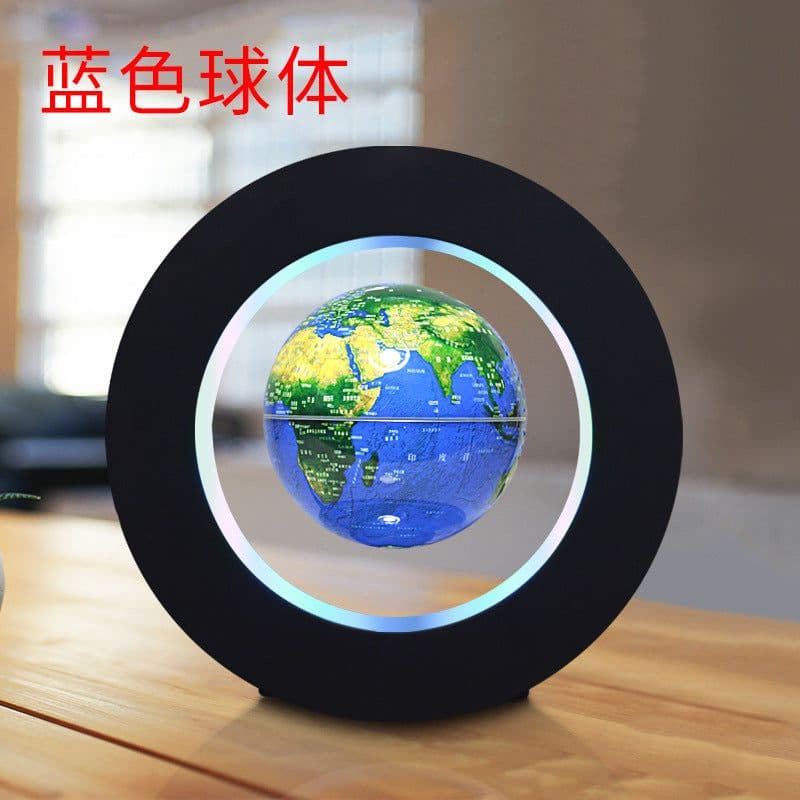 image-Colorful Years Magnetic Levitation Globe 3" Gold