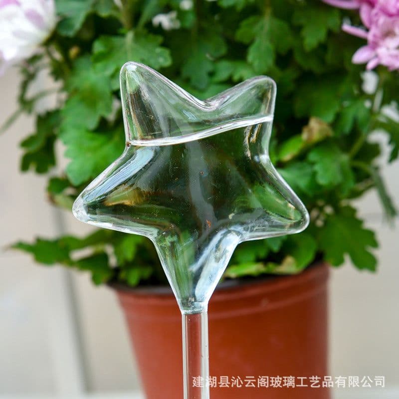 image-Cross-border wholesale bird glass watering device automatic dripping plant potted watering device creative lazy flower watering artifact