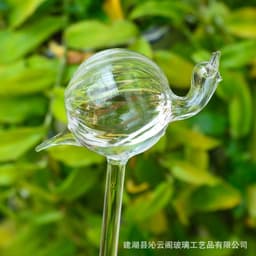 image-Cross-border wholesale bird glass watering device automatic dripping plant potted watering device creative lazy flower watering artifact
