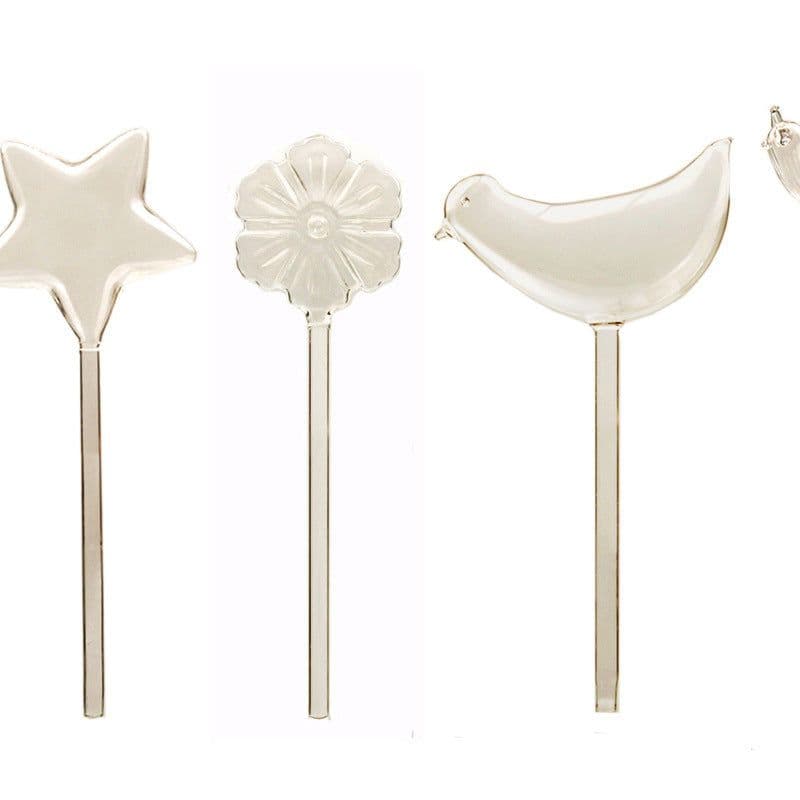 image-Cross-border wholesale bird glass watering device automatic dripping plant potted watering device creative lazy flower watering artifact
