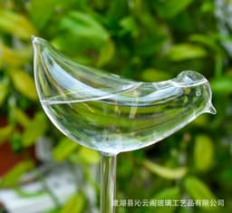 image-Cross-border wholesale bird glass watering device automatic dripping plant potted watering device creative lazy flower watering artifact