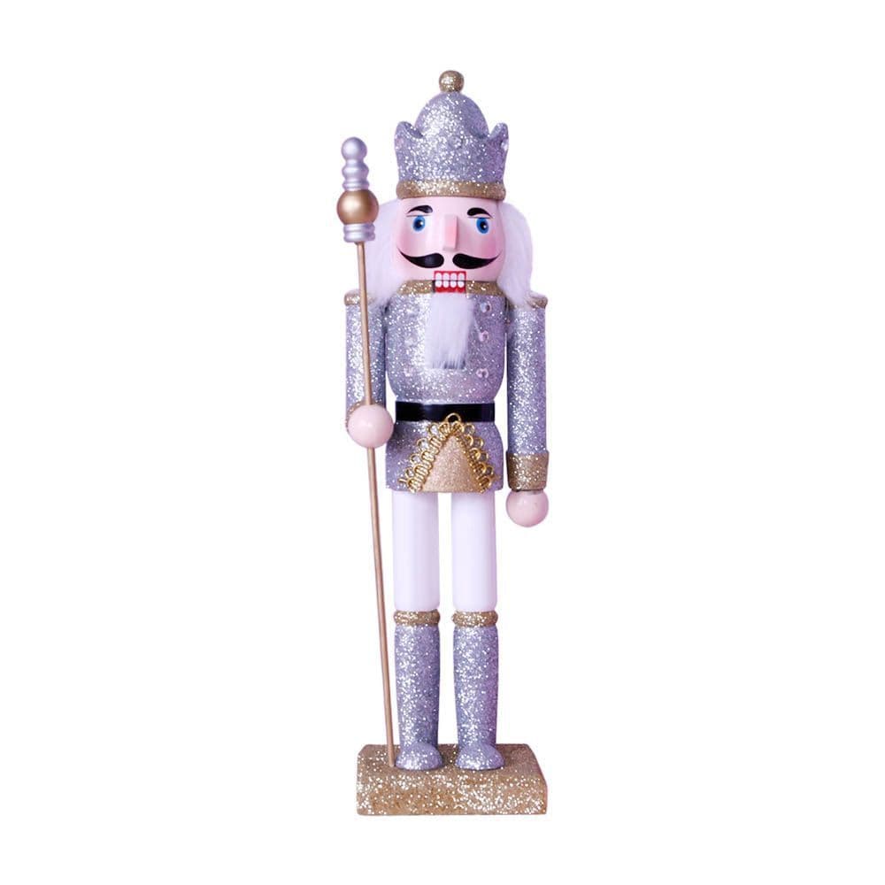 image-2021 New 30CM Wooden Decoration Crafts Christmas Decoration Nutcracker Puppet King Ornaments