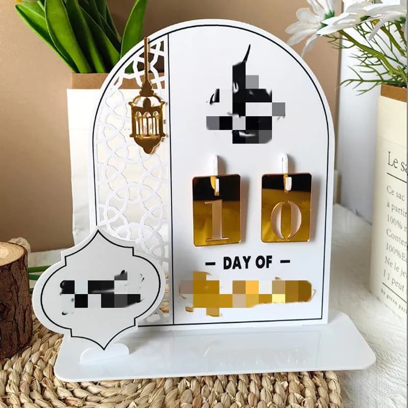 image-Cross-border new acrylic countdown furniture quality living room decorations acrylic countdown jewelry decorations Hitachi brand