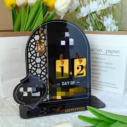 image-Cross-border new acrylic countdown furniture quality living room decorations acrylic countdown jewelry decorations Hitachi brand