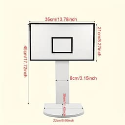image-Basketball Trash Can - Modern Tuxia PVC Rack