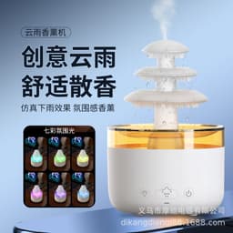 image-Mochi Volcano Humidifier - White USB Aromatherapy