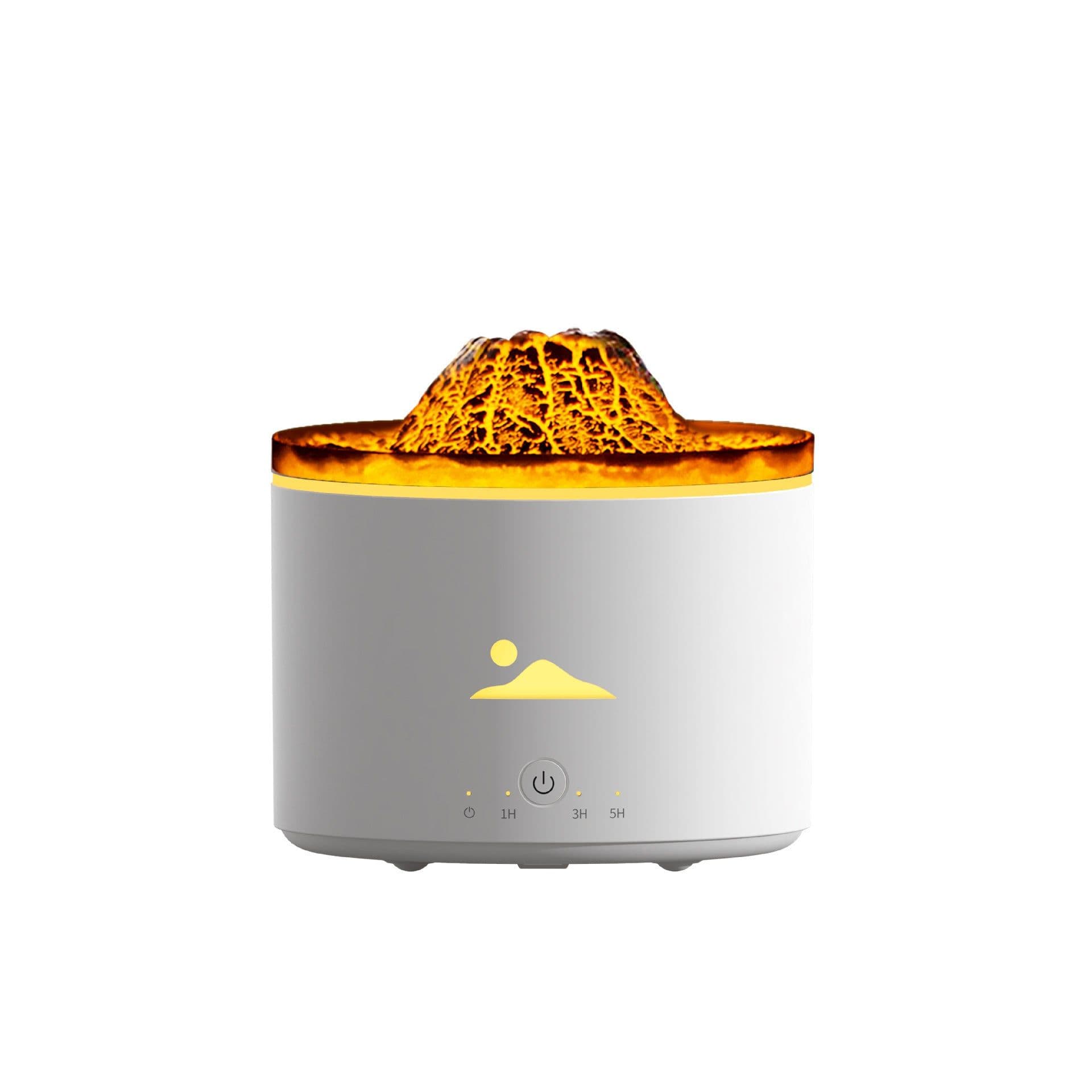 image-Mochi Volcano Humidifier - White USB Aromatherapy