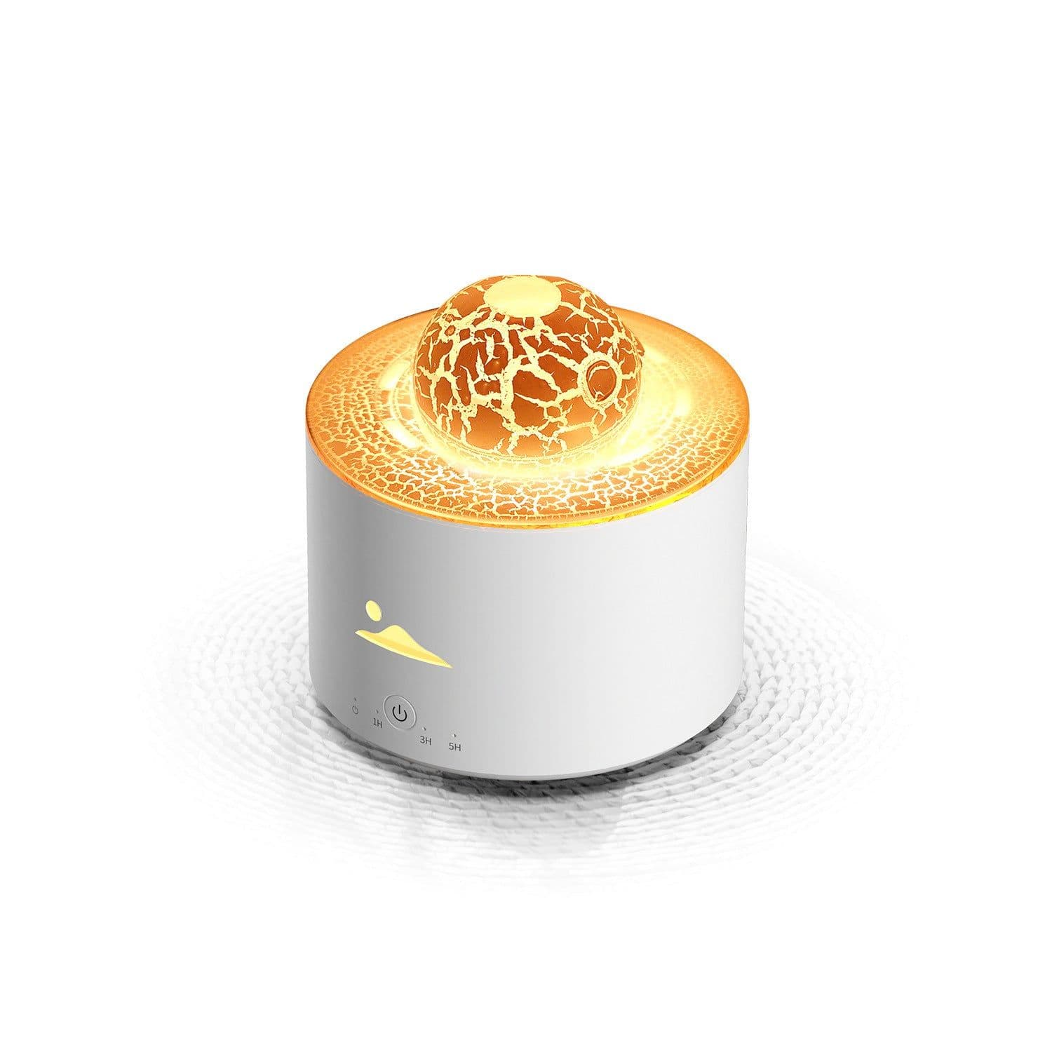 image-Mochi Volcano Humidifier - White USB Aromatherapy
