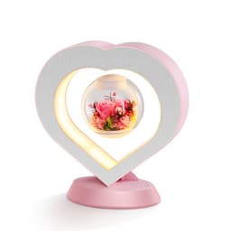 image-Magnetic Levitation Flower Lantern Bluetooth Speaker Pink