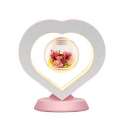 image-Magnetic Levitation Flower Lantern Bluetooth Speaker Pink