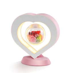 image-Magnetic Levitation Flower Lantern Bluetooth Speaker Pink