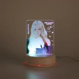 image-JENNIE Jin Zhini Lisa Park Caiying JISOO colorful LED acrylic night light 008