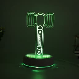 image-JENNIE Jin Zhini Lisa Park Caiying JISOO colorful LED acrylic night light 008