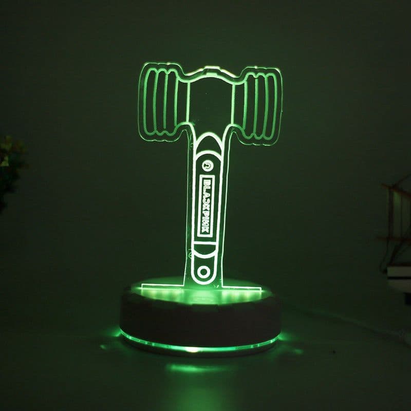 image-JENNIE Jin Zhini Lisa Park Caiying JISOO colorful LED acrylic night light 008