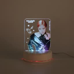 image-JENNIE Jin Zhini Lisa Park Caiying JISOO colorful LED acrylic night light 008
