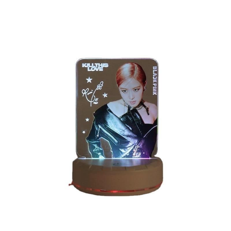 image-JENNIE Jin Zhini Lisa Park Caiying JISOO colorful LED acrylic night light 008