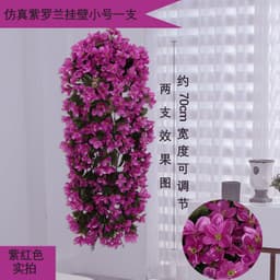 image-Violet Artificial Orchid Hanging Flower - Wedding Decor