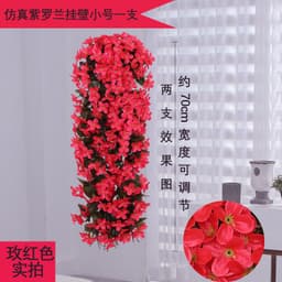 image-Violet Artificial Orchid Hanging Flower - Wedding Decor