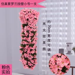 image-Violet Artificial Orchid Hanging Flower - Wedding Decor