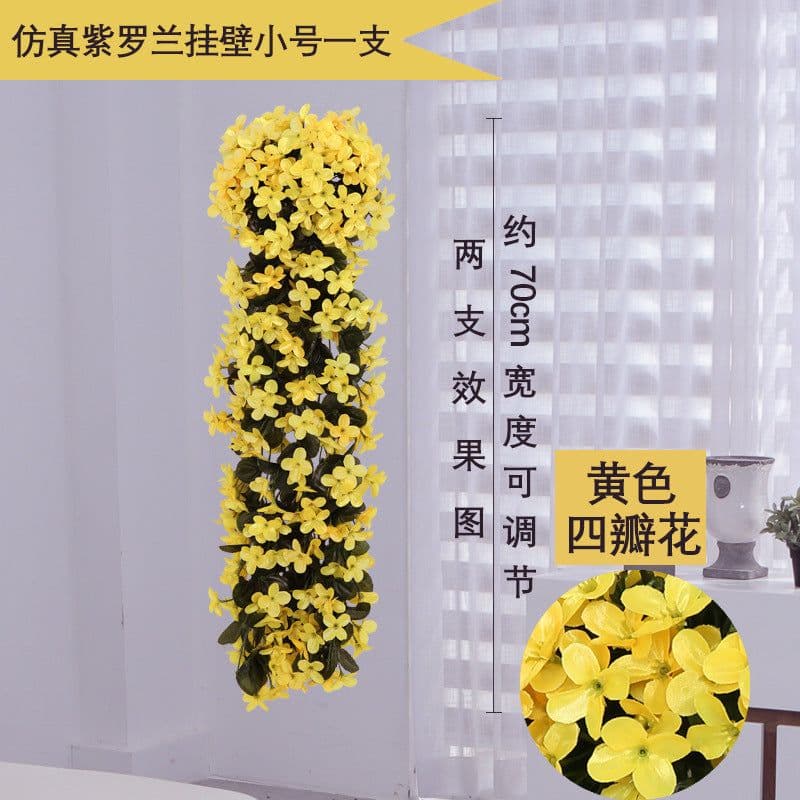 image-Violet Artificial Orchid Hanging Flower - Wedding Decor