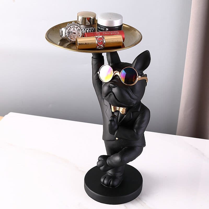 image-Light luxury entry porch key storage ornaments coffee table shoe cabinet net red method bucket tray cartoon decoration home good things