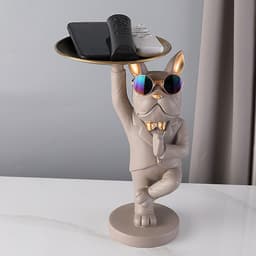 image-Light luxury entry porch key storage ornaments coffee table shoe cabinet net red method bucket tray cartoon decoration home good things