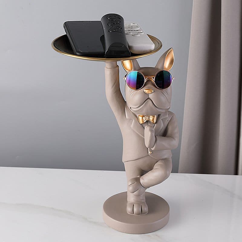 image-Light luxury entry porch key storage ornaments coffee table shoe cabinet net red method bucket tray cartoon decoration home good things