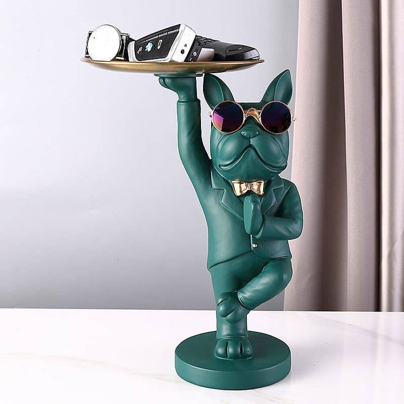 image-Light luxury entry porch key storage ornaments coffee table shoe cabinet net red method bucket tray cartoon decoration home good things
