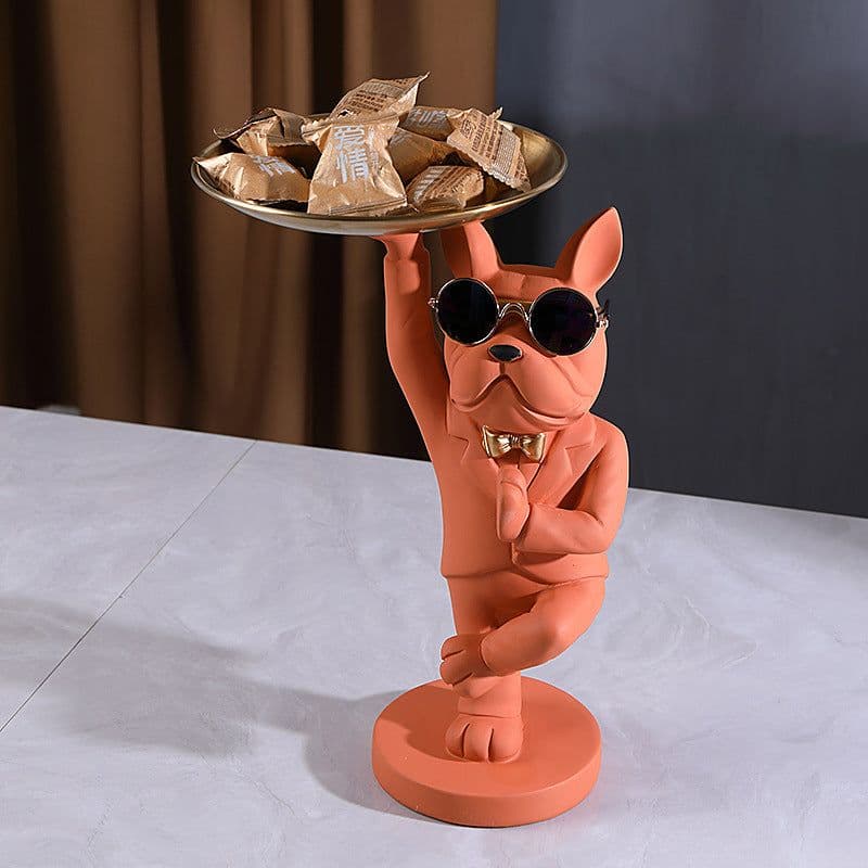 image-Light luxury entry porch key storage ornaments coffee table shoe cabinet net red method bucket tray cartoon decoration home good things