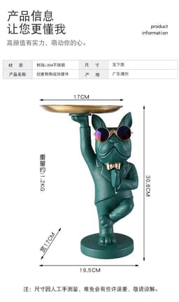 image-Light luxury entry porch key storage ornaments coffee table shoe cabinet net red method bucket tray cartoon decoration home good things