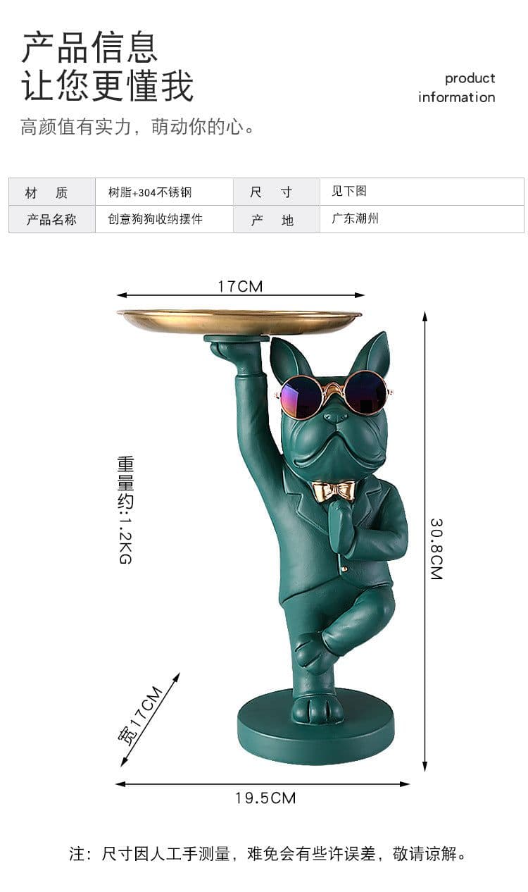 image-Light luxury entry porch key storage ornaments coffee table shoe cabinet net red method bucket tray cartoon decoration home good things