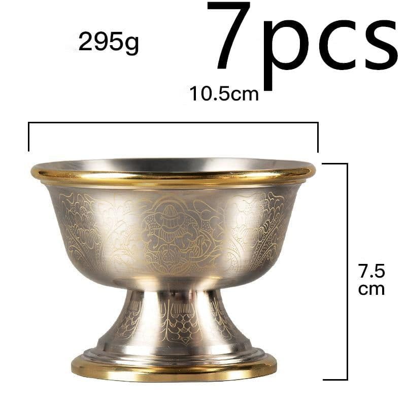 image-Water Supply Cup for Buddha Cup Copper Manual Household Buddha Front Cup Water Supply Bowl