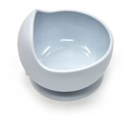 image-Silicone Suction Bowl & Spoon Set - Marble 2pc