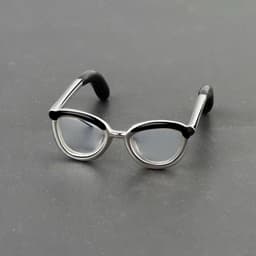 image-Cute Glasses Boy Open Ring Adjustable Enamel