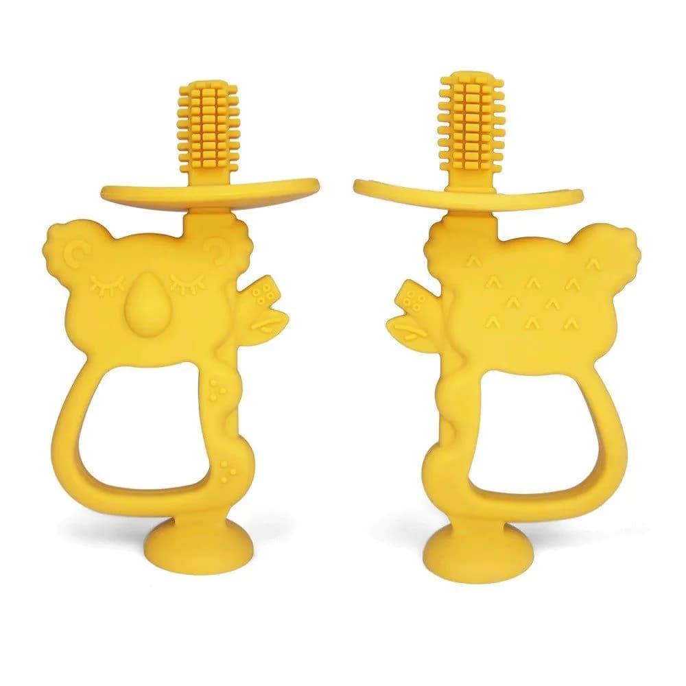 image-Infant Silicone Teether - Koala with Suction Cup