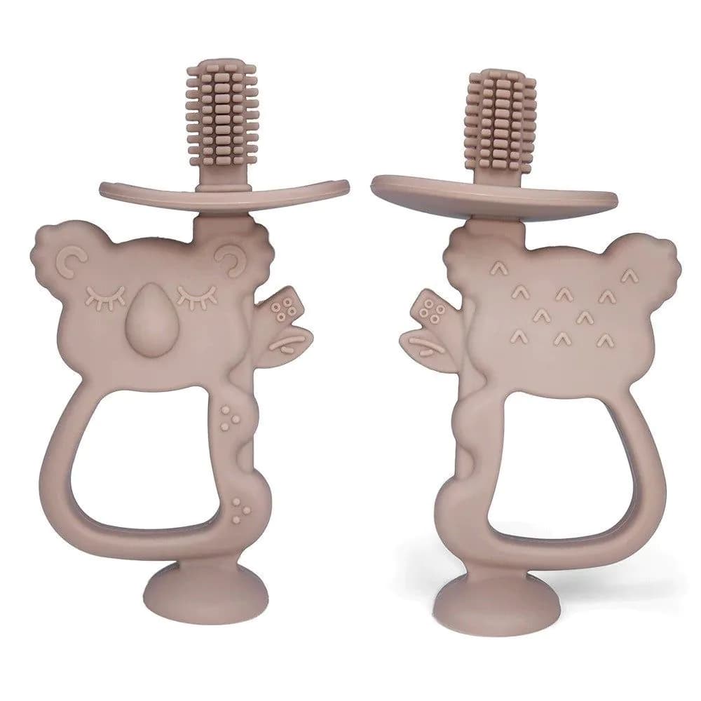 image-Infant Silicone Teether - Koala with Suction Cup